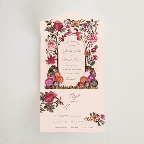 All-in-One Wedding Invitations
