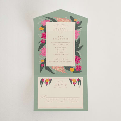 All-in-One Wedding Invitations