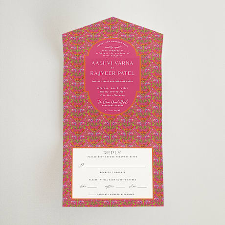 All-in-One Wedding Invitations
