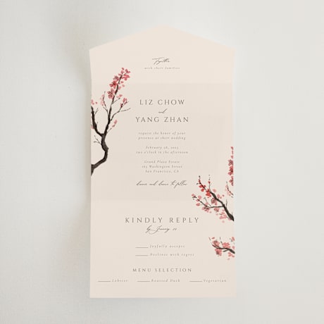 All-in-One Wedding Invitations