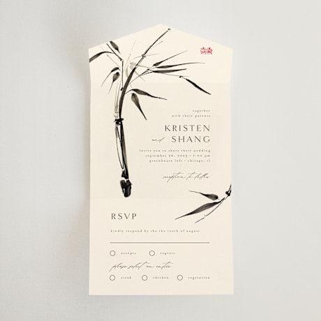 All-in-One Wedding Invitations