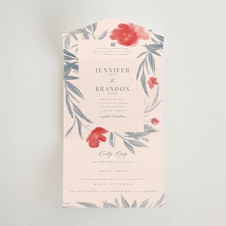 All-in-One Wedding Invitations
