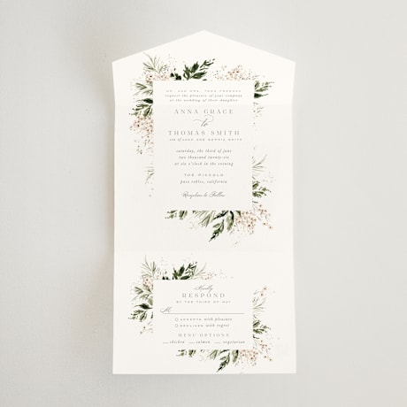 All-in-One Wedding Invitations
