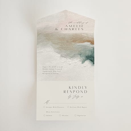 All-in-One Wedding Invitations