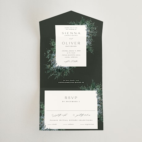 All-in-One Wedding Invitations