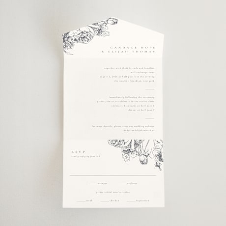 All-in-One Wedding Invitations