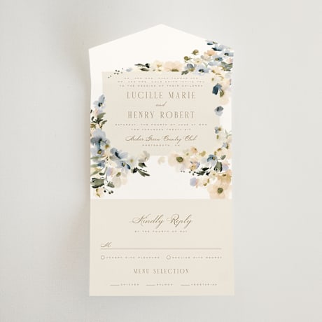 All-in-One Wedding Invitations