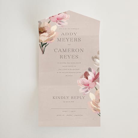 All-in-One Wedding Invitations