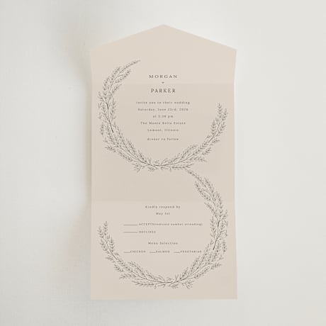 All-in-One Wedding Invitations