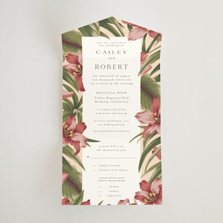 All-in-One Wedding Invitations