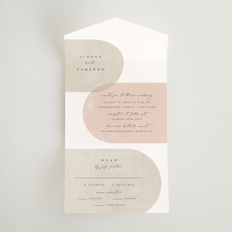 All-in-One Wedding Invitations