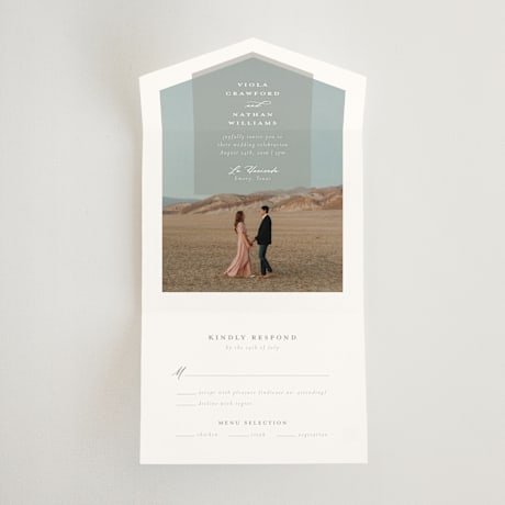 All-in-One Wedding Invitations