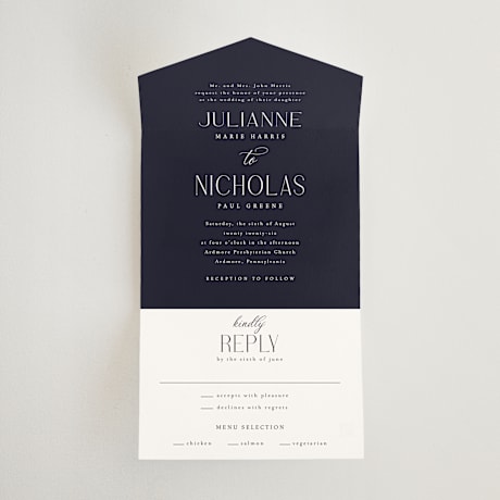 All-in-One Wedding Invitations