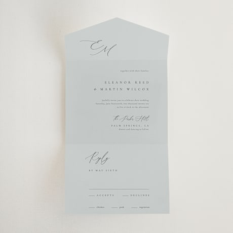 All-in-One Wedding Invitations