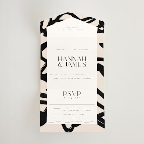 All-in-One Wedding Invitations