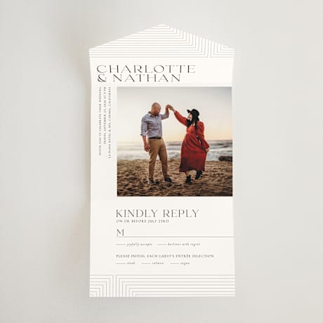 All-in-One Wedding Invitations