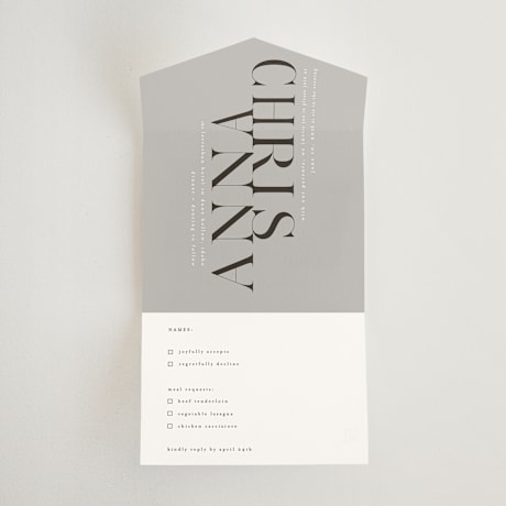 All-in-One Wedding Invitations