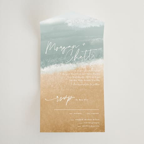 All-in-One Wedding Invitations