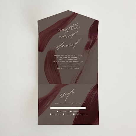 All-in-One Wedding Invitations
