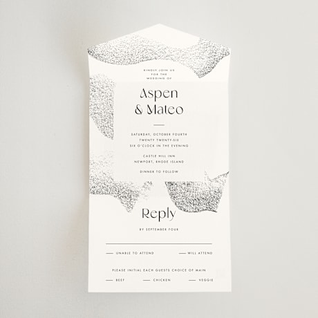 All-in-One Wedding Invitations