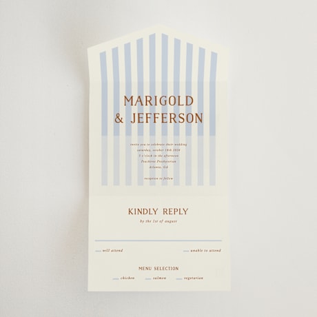 All-in-One Wedding Invitations