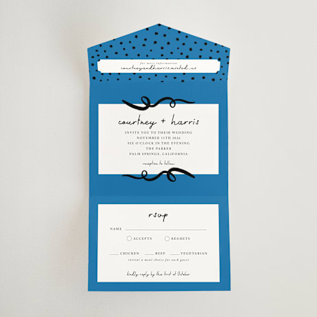 All-in-One Wedding Invitations