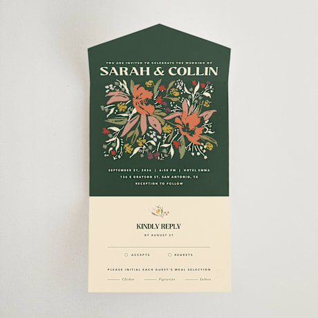 All-in-One Wedding Invitations