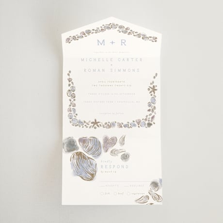 All-in-One Wedding Invitations
