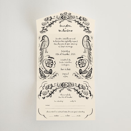All-in-One Wedding Invitations