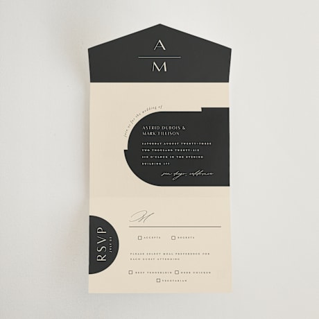 All-in-One Wedding Invitations