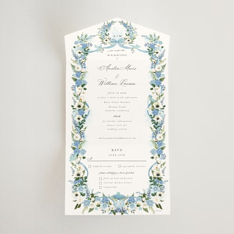 All-in-One Wedding Invitations