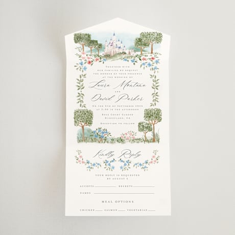All-in-One Wedding Invitations