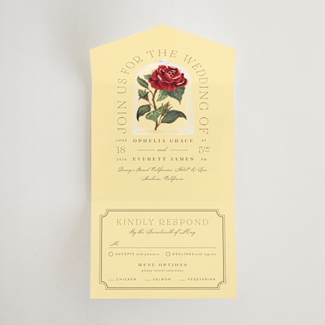 All-in-One Wedding Invitations