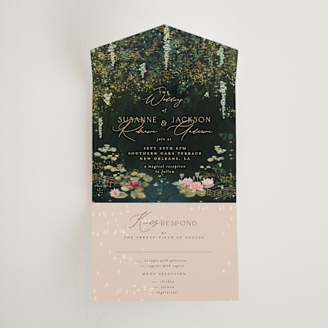 All-in-One Wedding Invitations