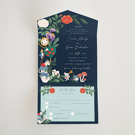 All-in-One Wedding Invitations
