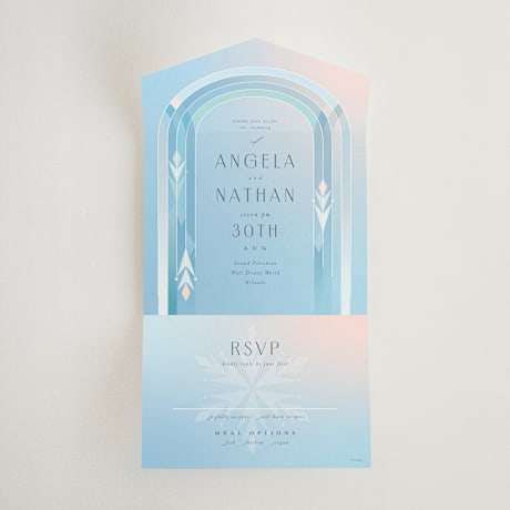 All-in-One Wedding Invitations