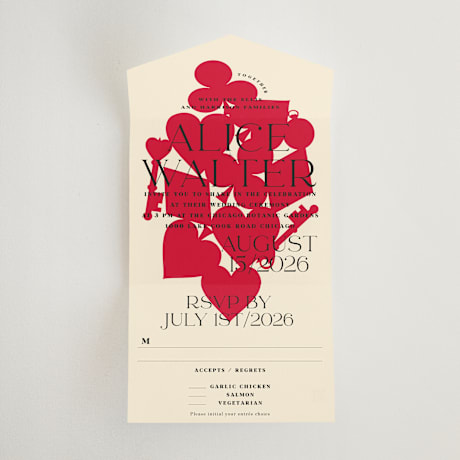 All-in-One Wedding Invitations