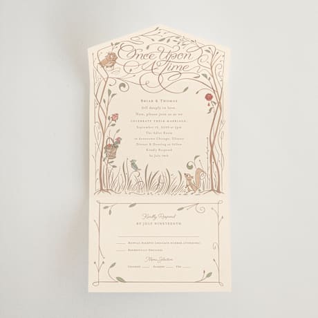All-in-One Wedding Invitations