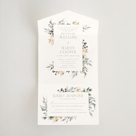All-in-One Wedding Invitations
