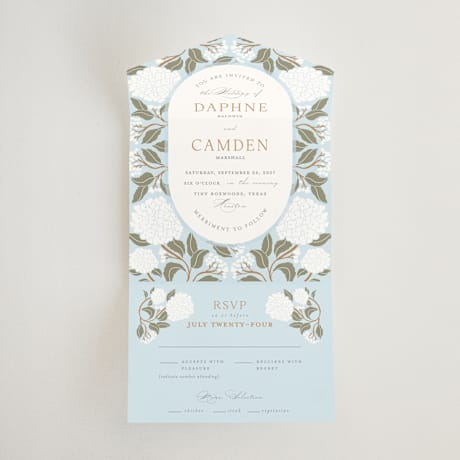 All-in-One Wedding Invitations