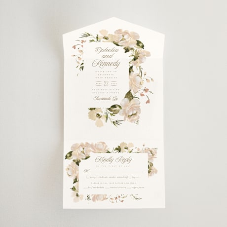 All-in-One Wedding Invitations