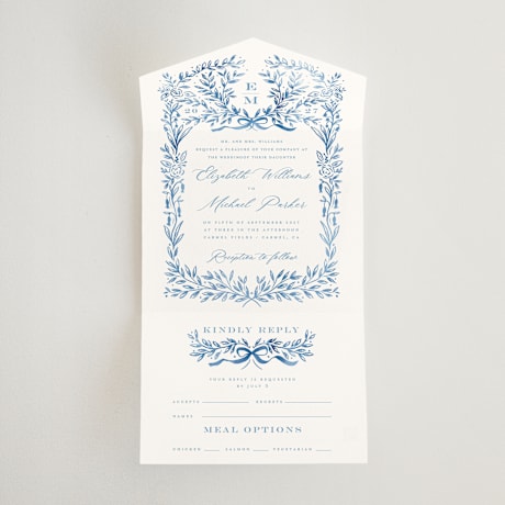 All-in-One Wedding Invitations