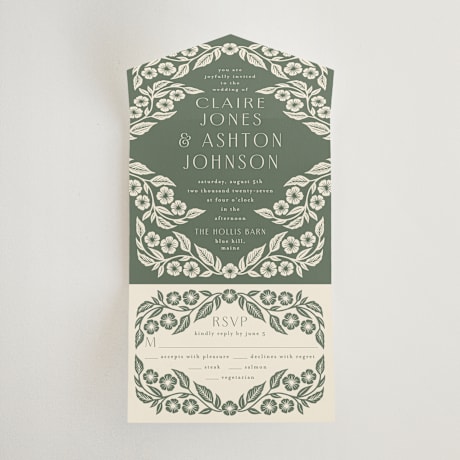 All-in-One Wedding Invitations