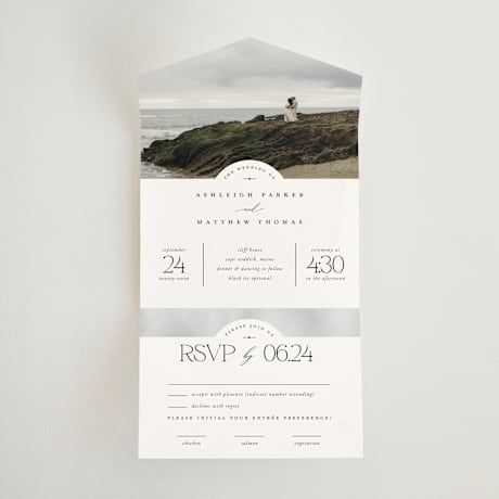All-in-One Wedding Invitations