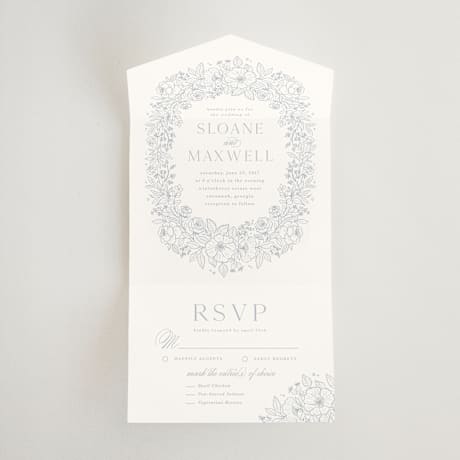 All-in-One Wedding Invitations