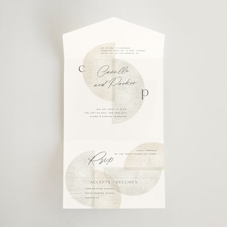 All-in-One Wedding Invitations