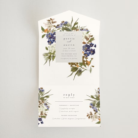 All-in-One Wedding Invitations