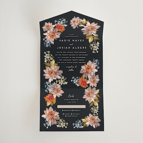 All-in-One Wedding Invitations