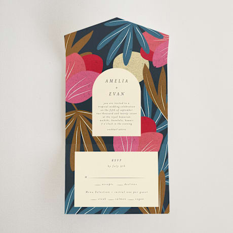 All-in-One Wedding Invitations