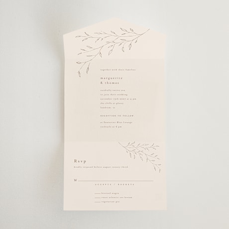 All-in-One Wedding Invitations